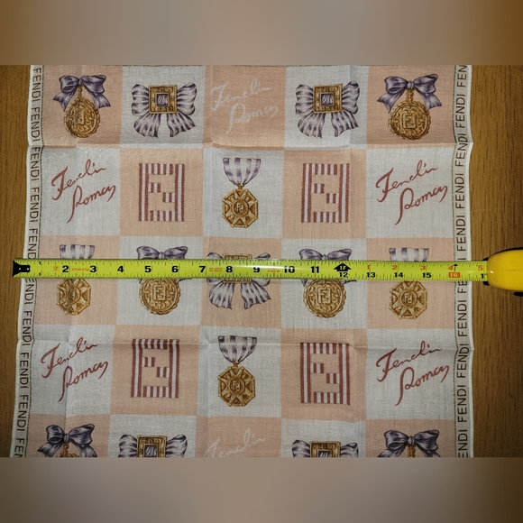 FENDI Vintage Handkerchief Scarf - Picture 4 of 10